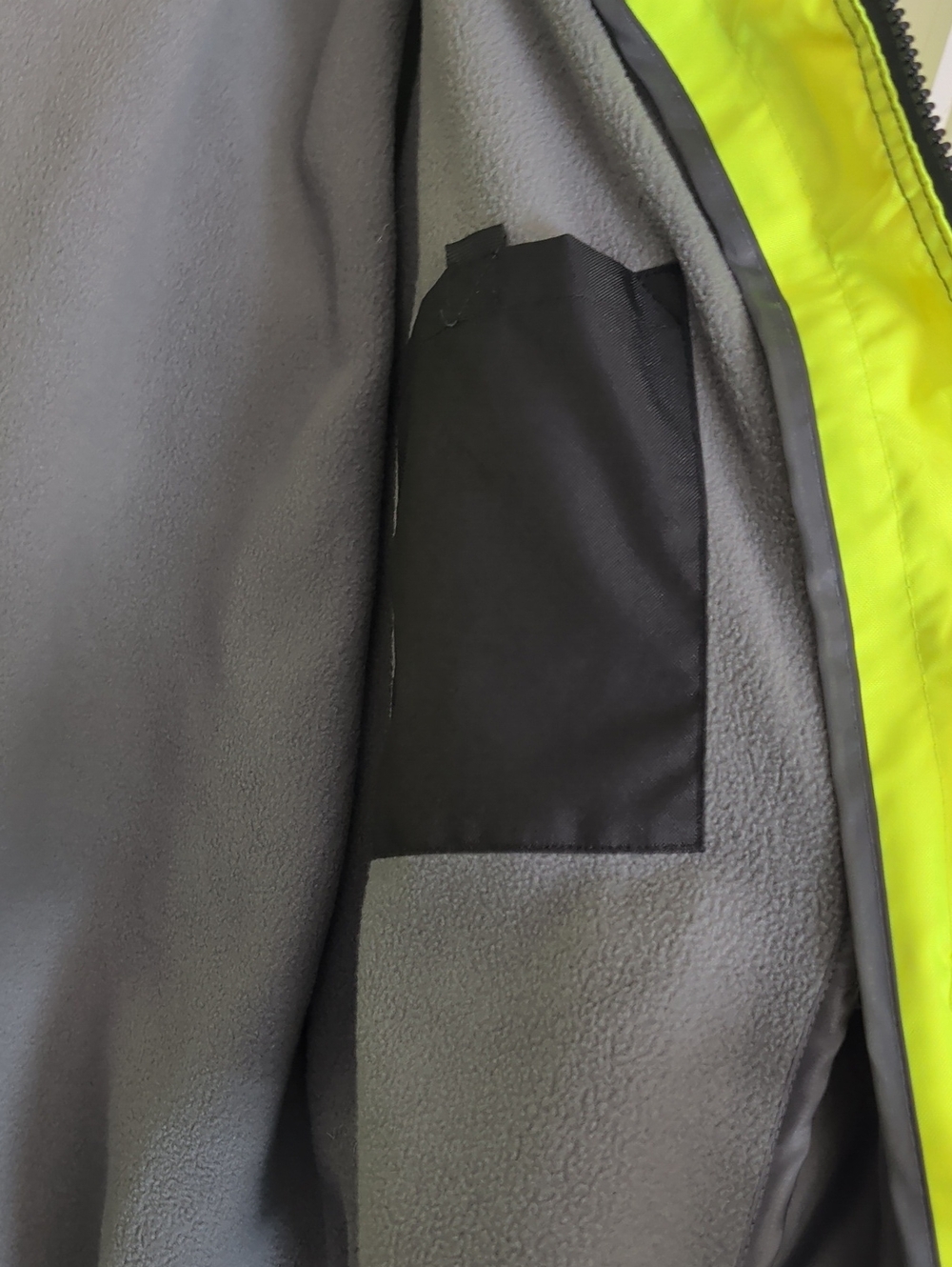 Pioneer Premium High Vis Safety Jacket Waterproof Large Green Star Tech Workwear - Picture 9 of 10